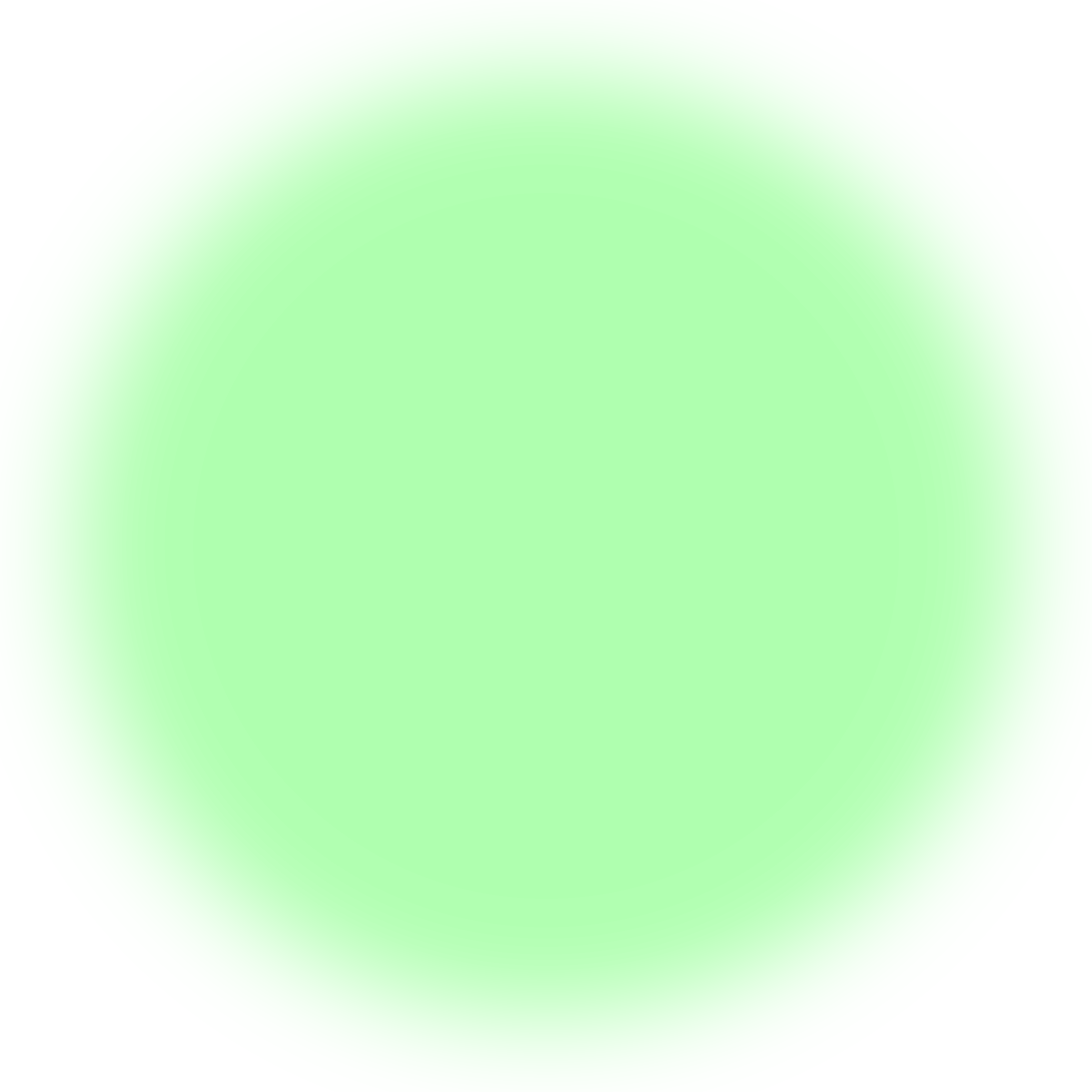 green circle blur shadow
