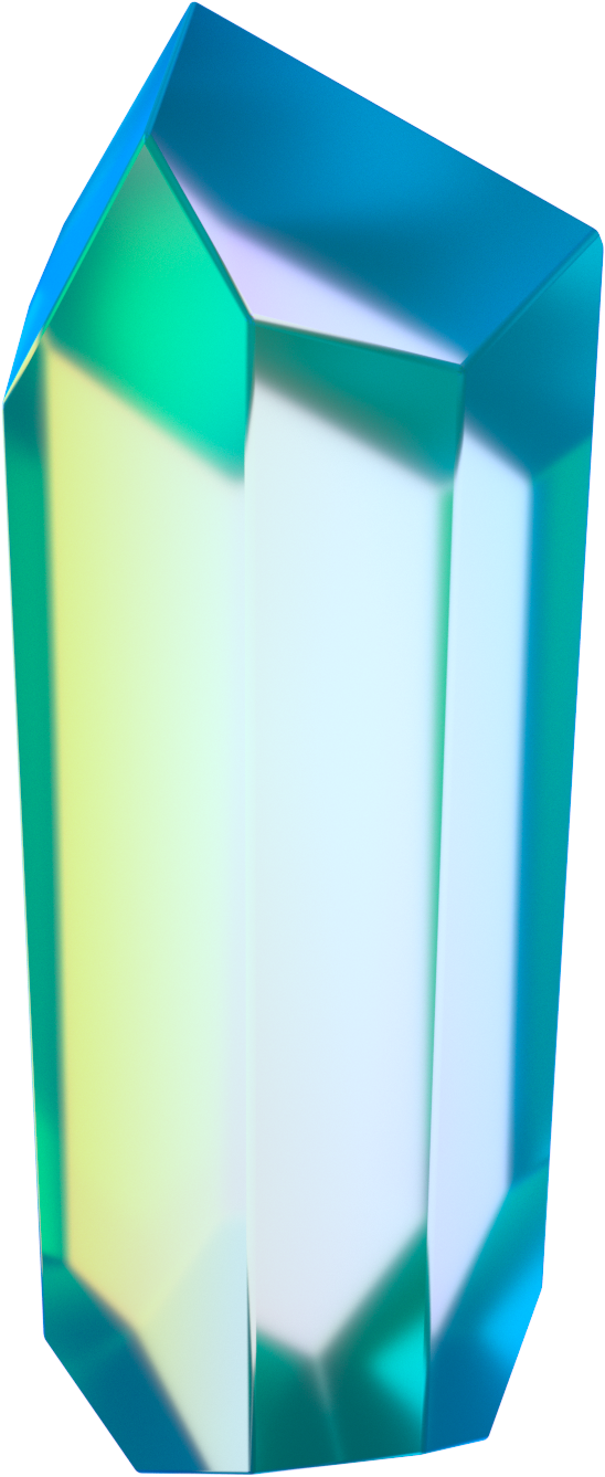 Abstract 3D Crystal Element
